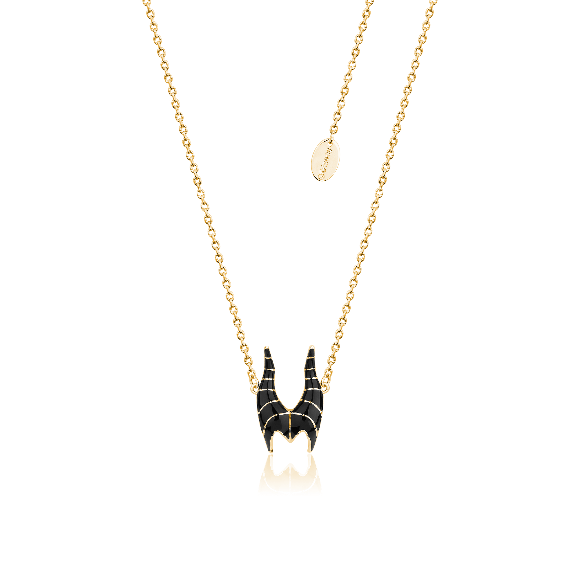 Maleficient Yellow Gold Necklace